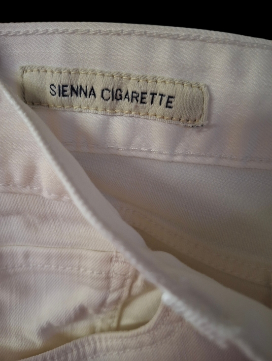 Lucky Brand Sienna Cigarette Cropped Denim White Jeans Women Size 29 - Picture 2 of 16